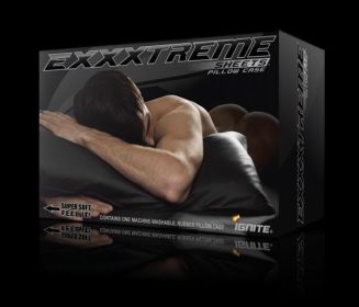 Exxxtreme Sheets Pillow Case King Black